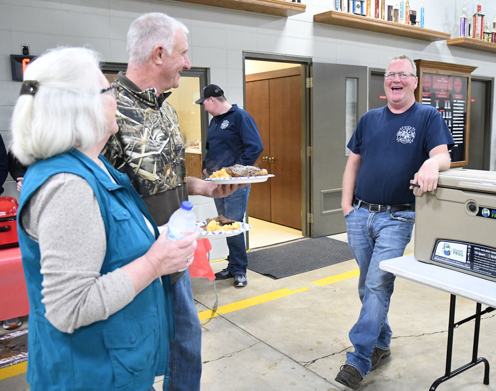 firefighters steak supper 2